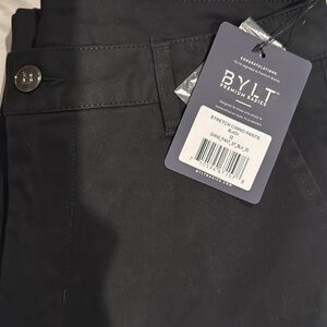 Bylt Basic Black Straight-Leg Chino Pants